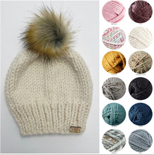 Load image into Gallery viewer, Toque Knit Solid - Customizable Mommy and Me Set
