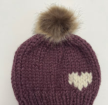 Load image into Gallery viewer, Toque Knit - Mini Solid Heart
