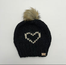 Load image into Gallery viewer, Toque Knit - Heart Outline
